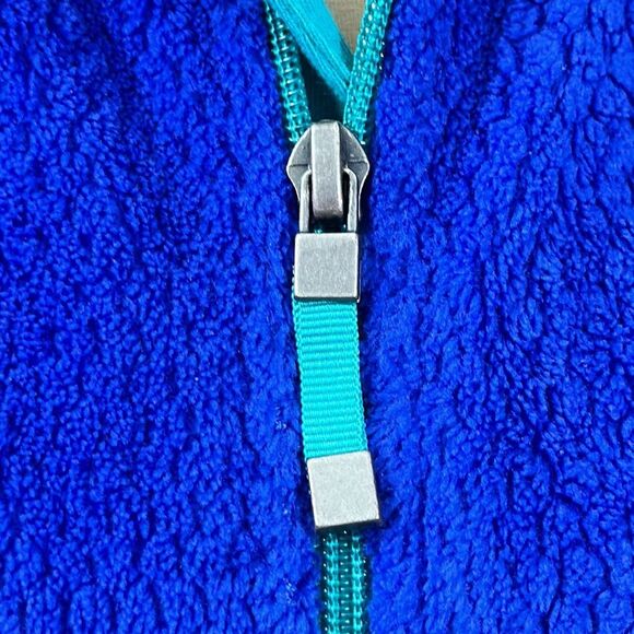 Talbots Fleece Jacket Size Medium Cozy Full Zip Long Sleeve - Picture 7 of 11